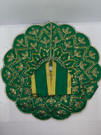 Laddu Gopal Embroidery Dress | Handcrafted Traditional Vastra for Bal Gopal Idol