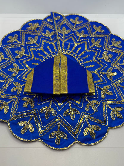 Laddu Gopal Embroidery Dress | Handcrafted Traditional Vastra for Bal Gopal Idol
