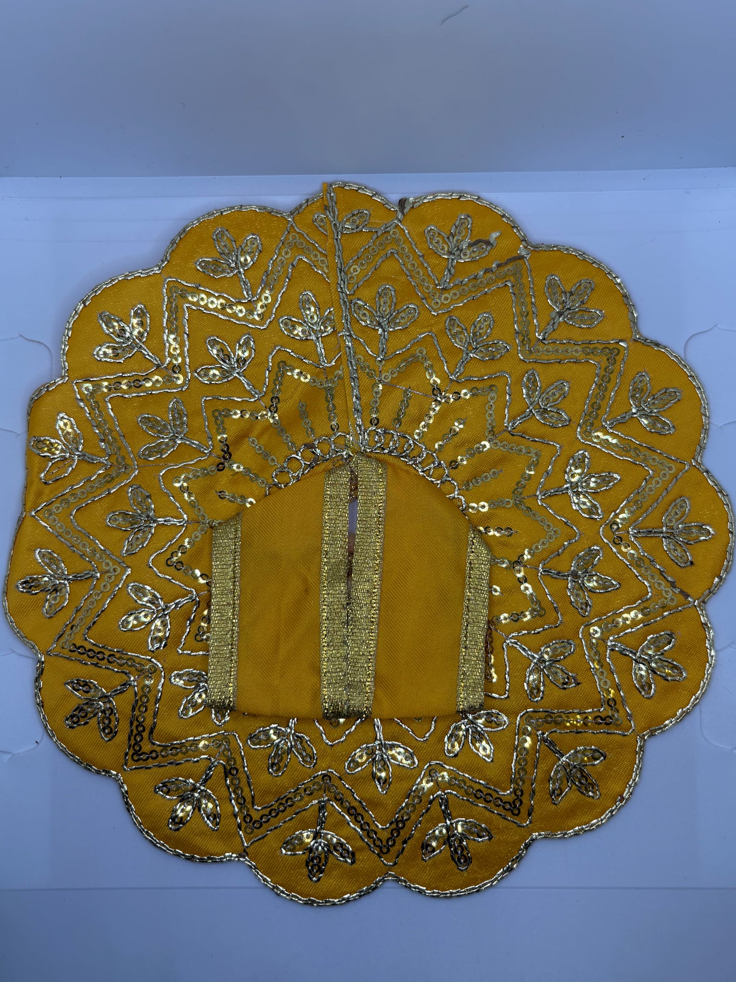 Laddu Gopal Embroidery Dress | Handcrafted Traditional Vastra for Bal Gopal Idol