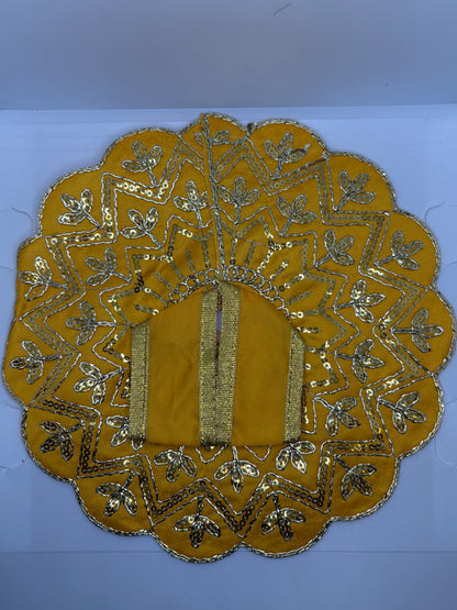 Laddu Gopal Embroidery Dress | Handcrafted Traditional Vastra for Bal Gopal Idol