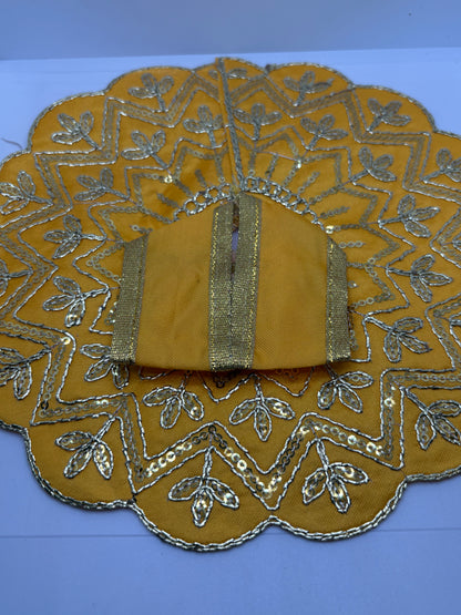 Laddu Gopal Embroidery Dress | Handcrafted Traditional Vastra for Bal Gopal Idol