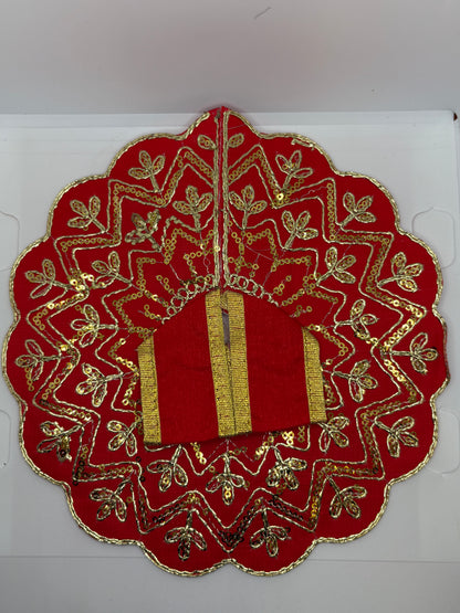 Laddu Gopal Embroidery Dress | Handcrafted Traditional Vastra for Bal Gopal Idol