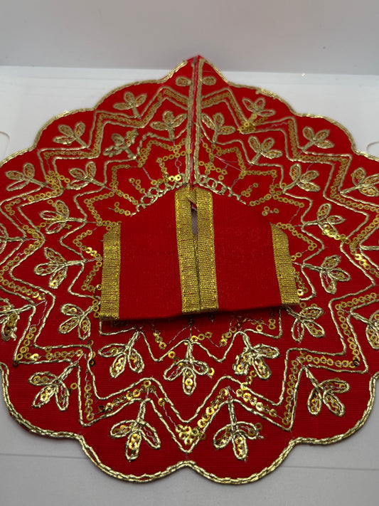 Laddu Gopal Embroidery Dress | Handcrafted Traditional Vastra for Bal Gopal Idol