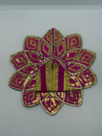 Laddu Gopal Embroidery Dress | Handcrafted Traditional Vastra for Bal Gopal Idol
