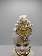 Beautiful Stone Decorated Mukut for Kanha Ji | Handcrafted Royal Crown for Laddu Gopal Ji