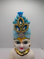 Beautiful Stone Decorated Mukut for Kanha Ji | Handcrafted Royal Crown for Laddu Gopal Ji