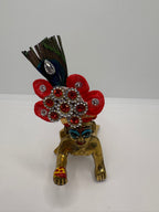 Beautiful Floral Decorated Mukut for Kanha Ji | Handcrafted Flower Crown for Laddu Gopal Ji