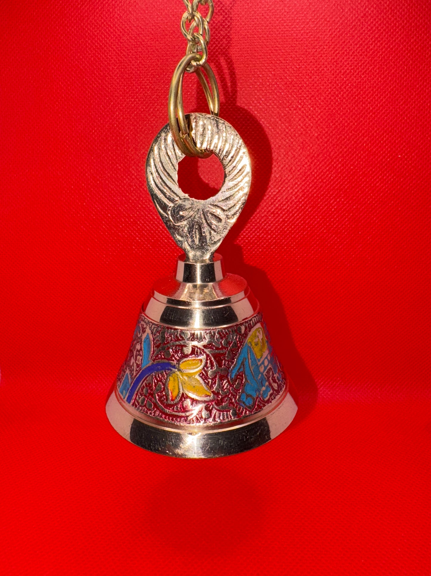 Mandir Hanging Ghanti (Bell) - Petal / Brass