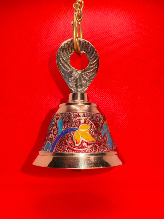 Mandir Hanging Ghanti (Bell) - Petal / Brass