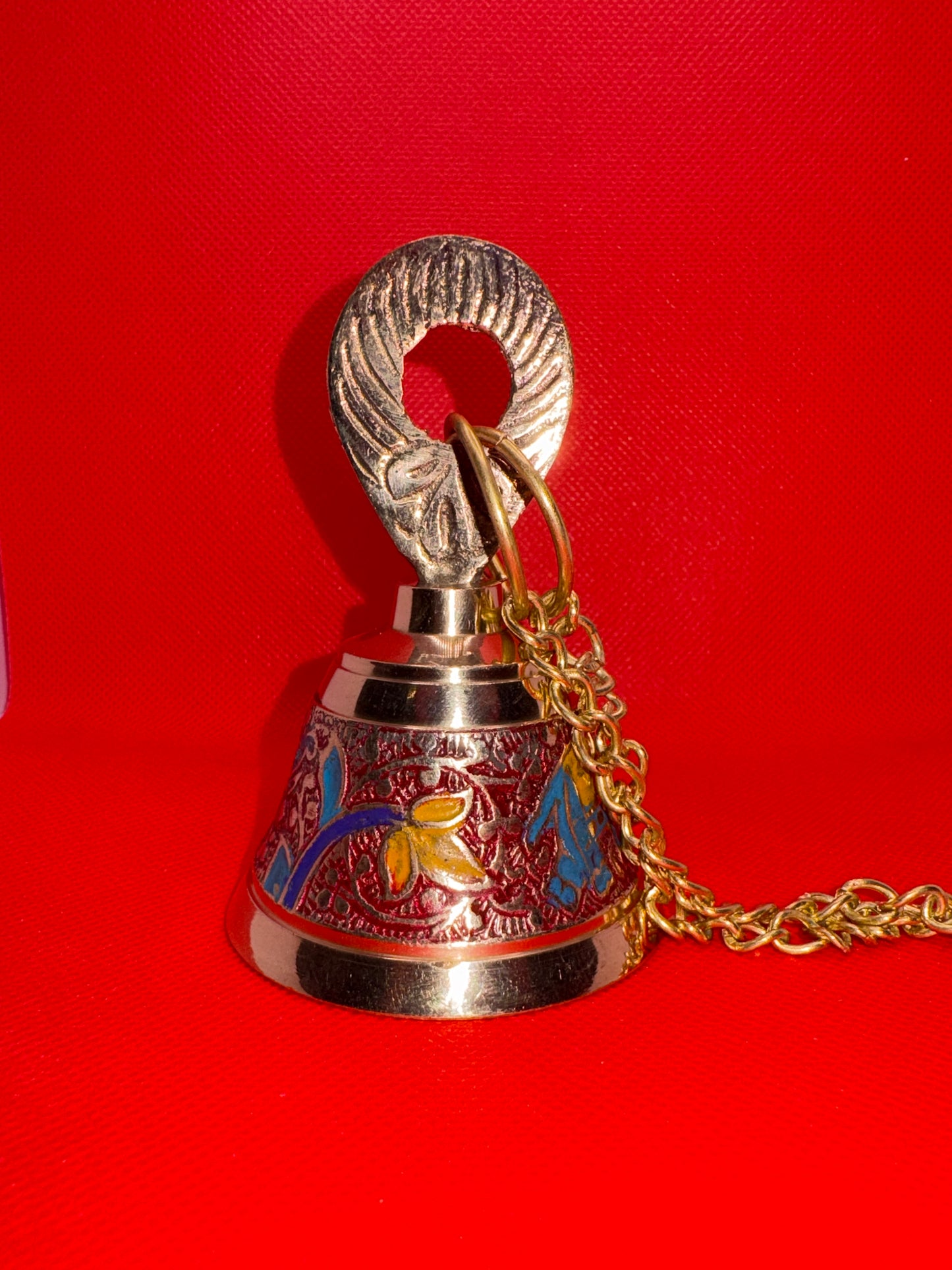 Mandir Hanging Ghanti (Bell) - Petal / Brass