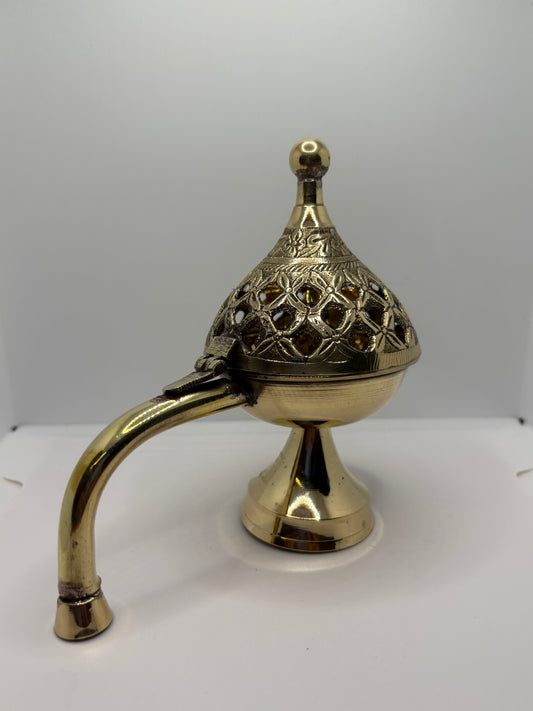Dhoop | Loban Dani - Brass (Petal)