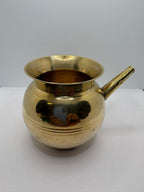 Brass (Petal) Karwa Lota Heavy