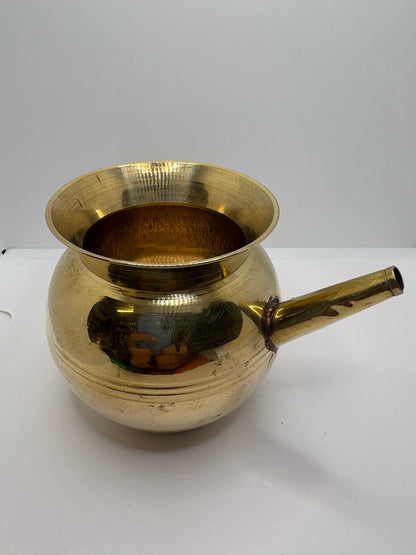 Brass (Petal) Karwa Lota Heavy