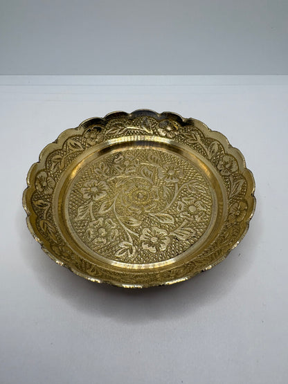 Bhog Plate Brass (Petal) Heavy