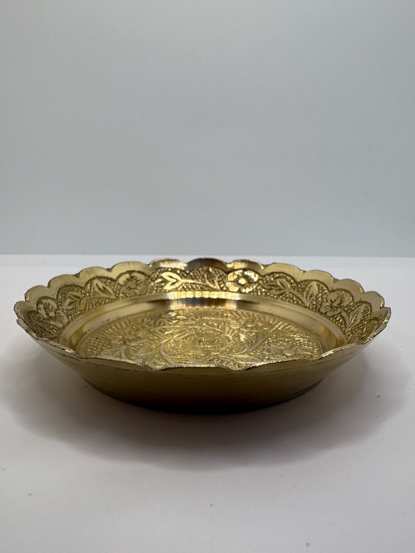 Bhog Plate Brass (Petal) Heavy