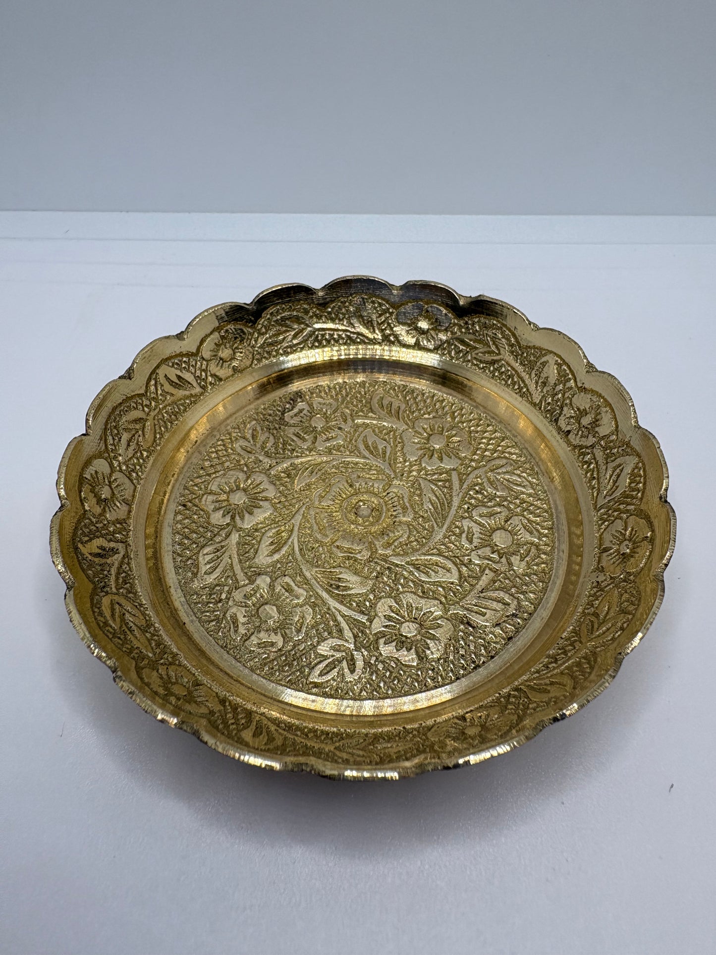 Bhog Plate Brass (Petal) Heavy