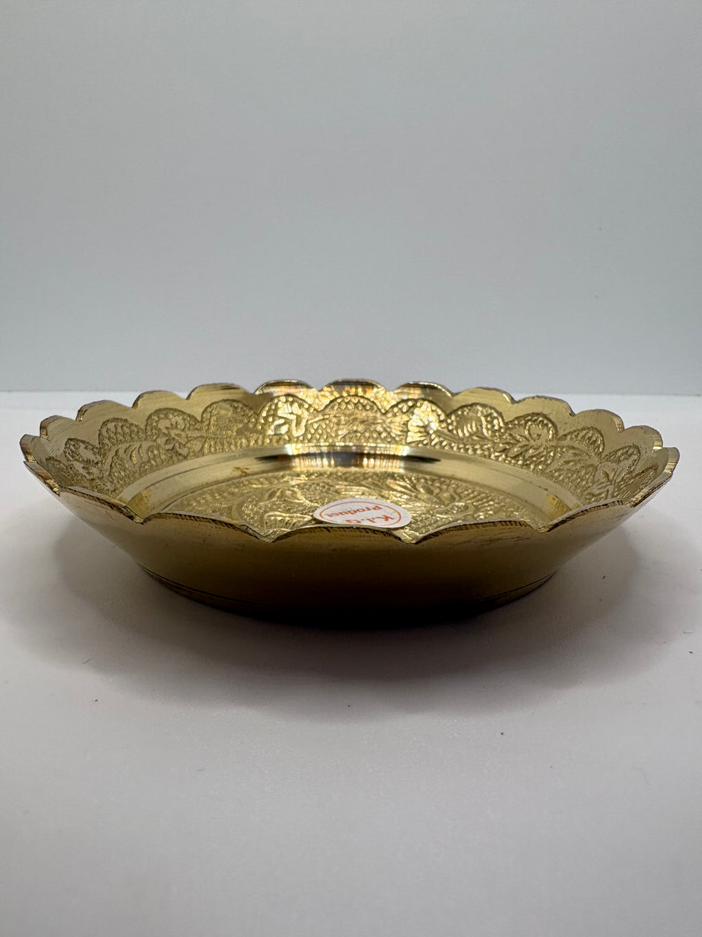Bhog Plate Brass (Petal) Heavy