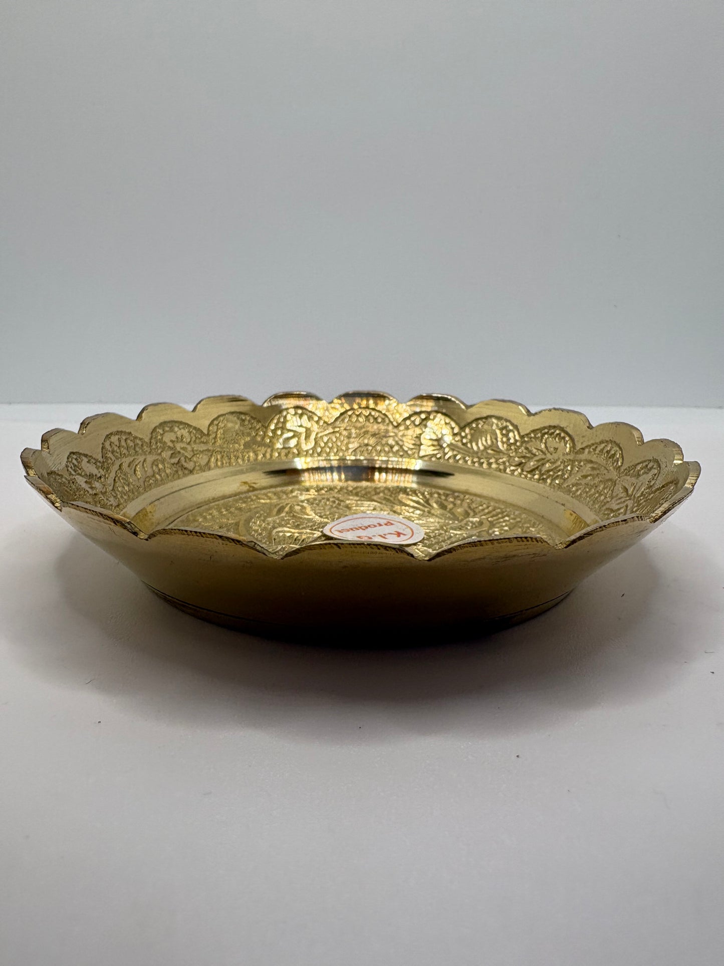 Bhog Plate Brass (Petal) Heavy