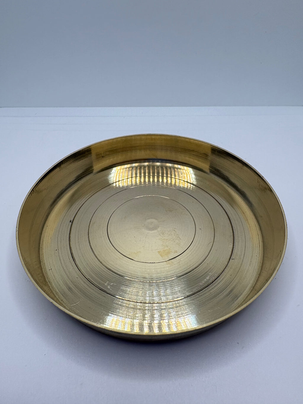Bhog Plane Plate - Brass (Petal)