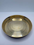 Bhog Plane Plate - Brass (Petal)