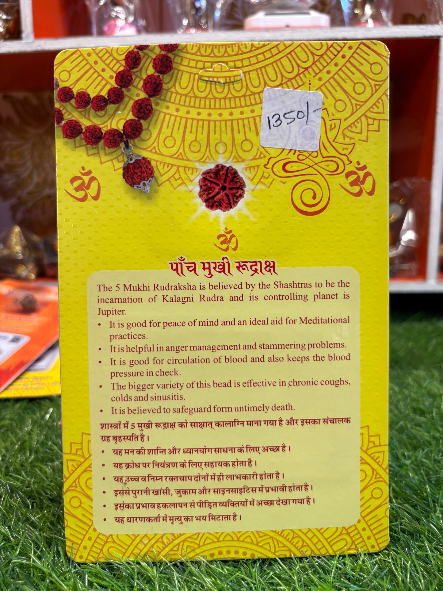 5 Mukhi Rudraksha – Sacred Bead of Peace, Health & Protection