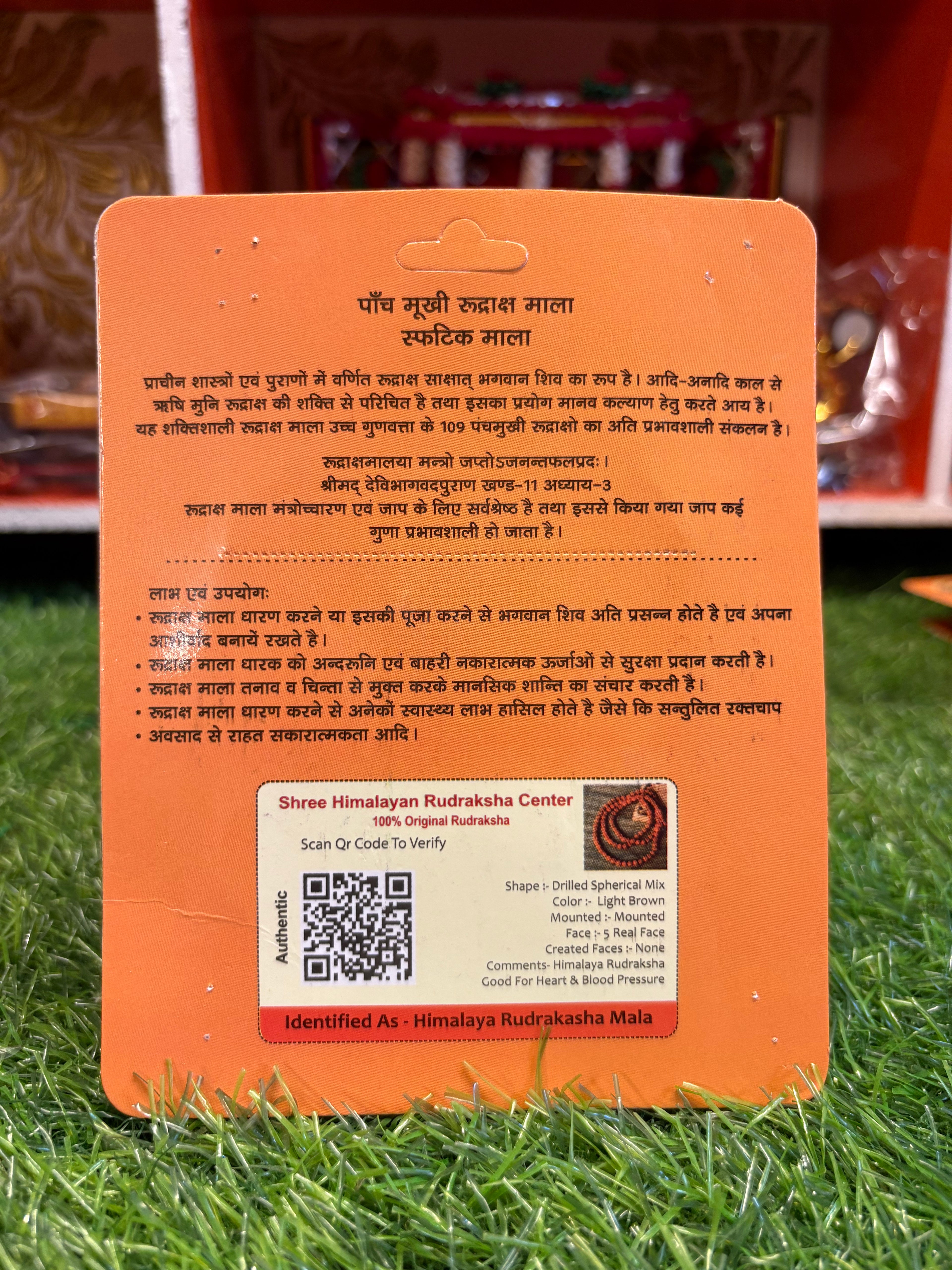 5 Mukhi Rudraksha Mala (6mm)