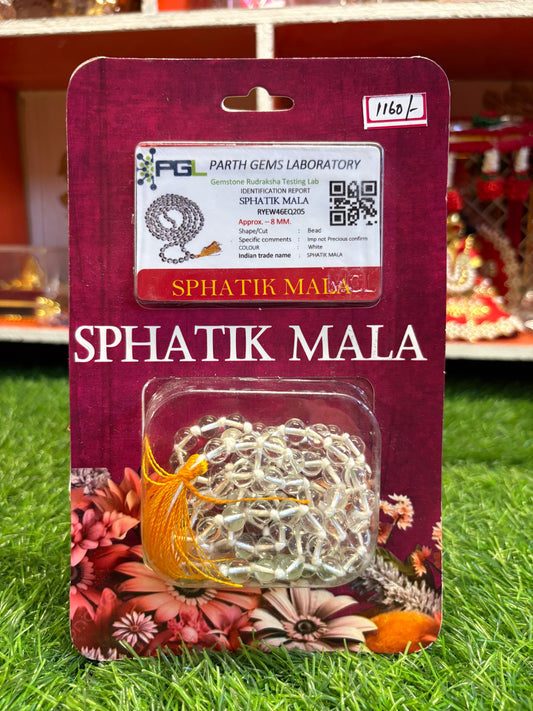 Sphatik Mala – For Energy, Clarity & Divine Vibration