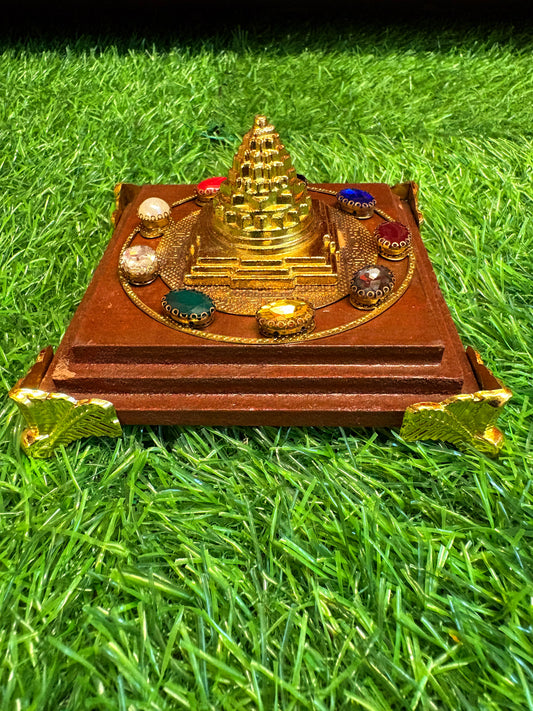 Navgrah Stones Chowki with Shree Yantra