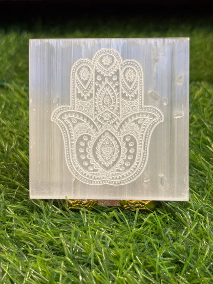 SELENITE Bracelet & Mala Charging Plate