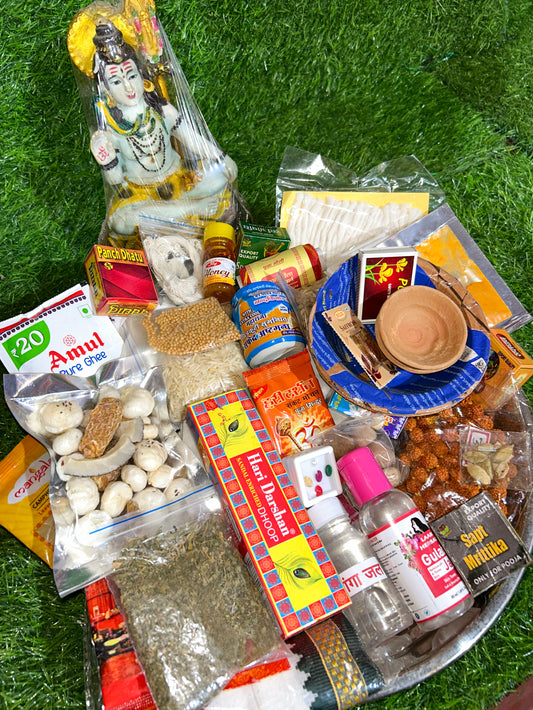 Rudrabhishek Puja Kit | Sawan Pujan Samagri | All in One