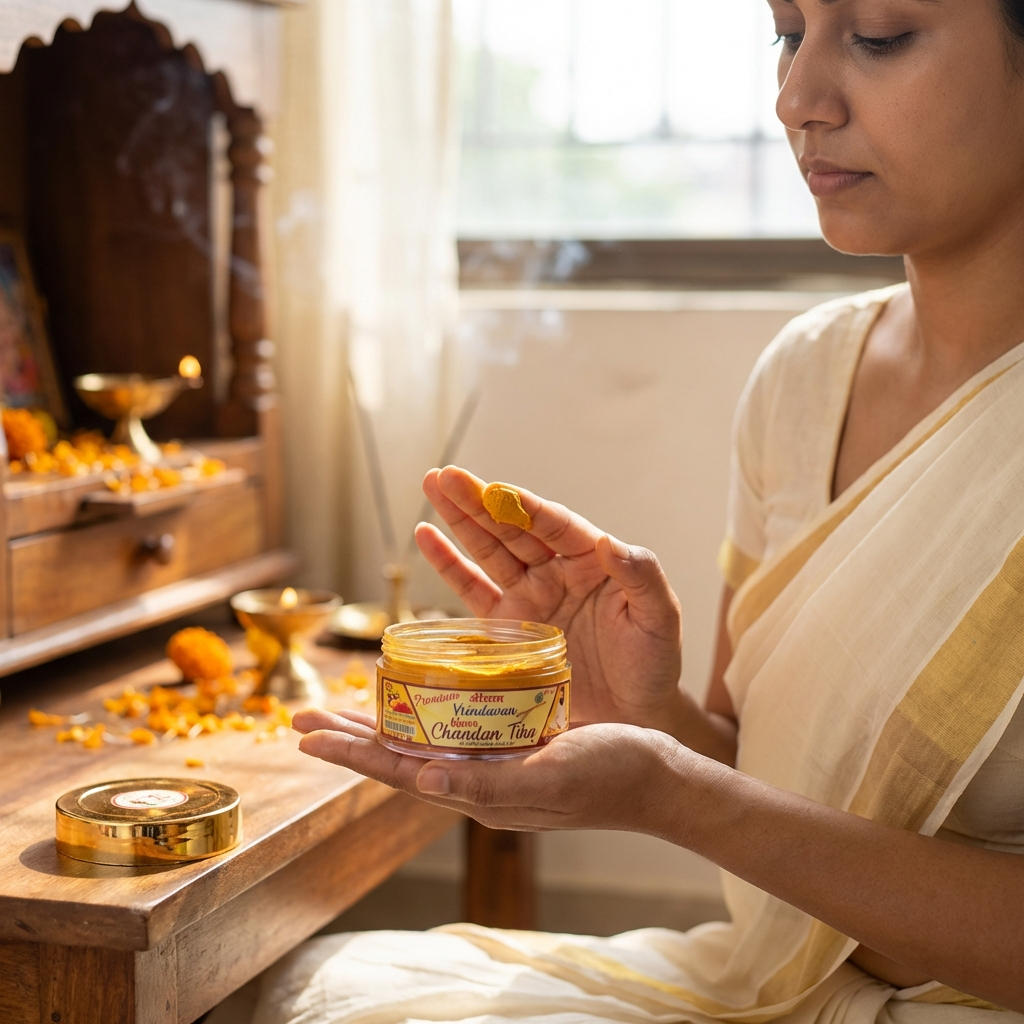 Kesar/Yellow Chandan Tika