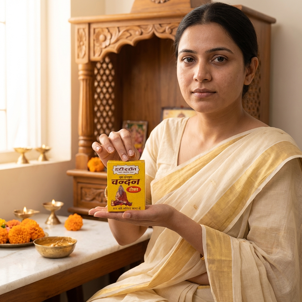 Yellow Chandan Tika