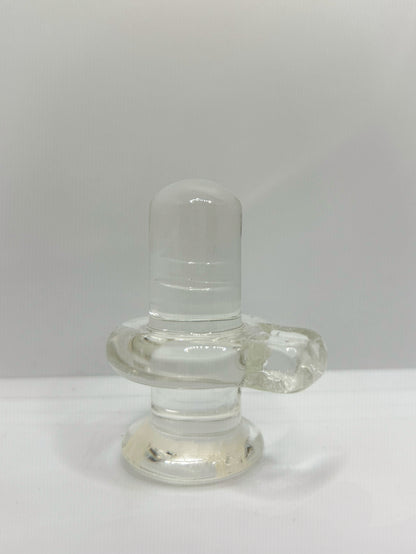 Sphatik Shivling with Naag